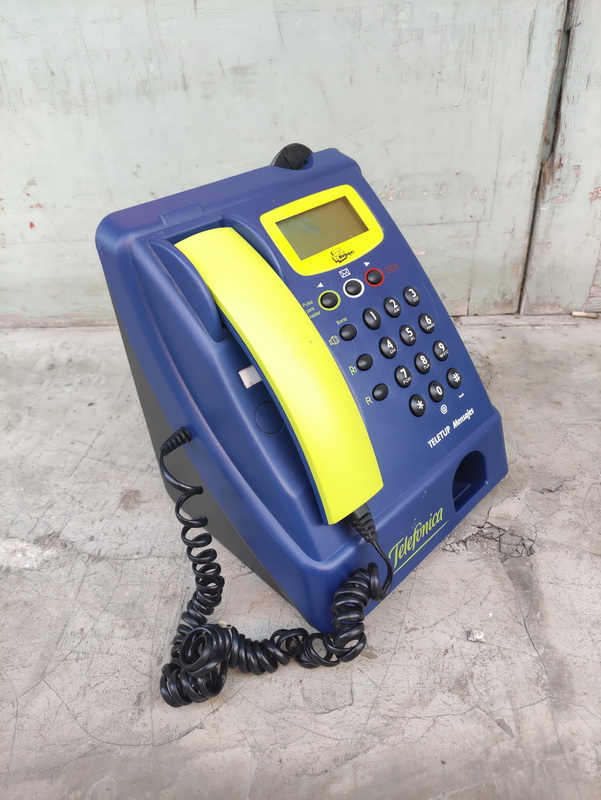 telefono cabina colgar sobremesa monedas plast 29x19x20 1u